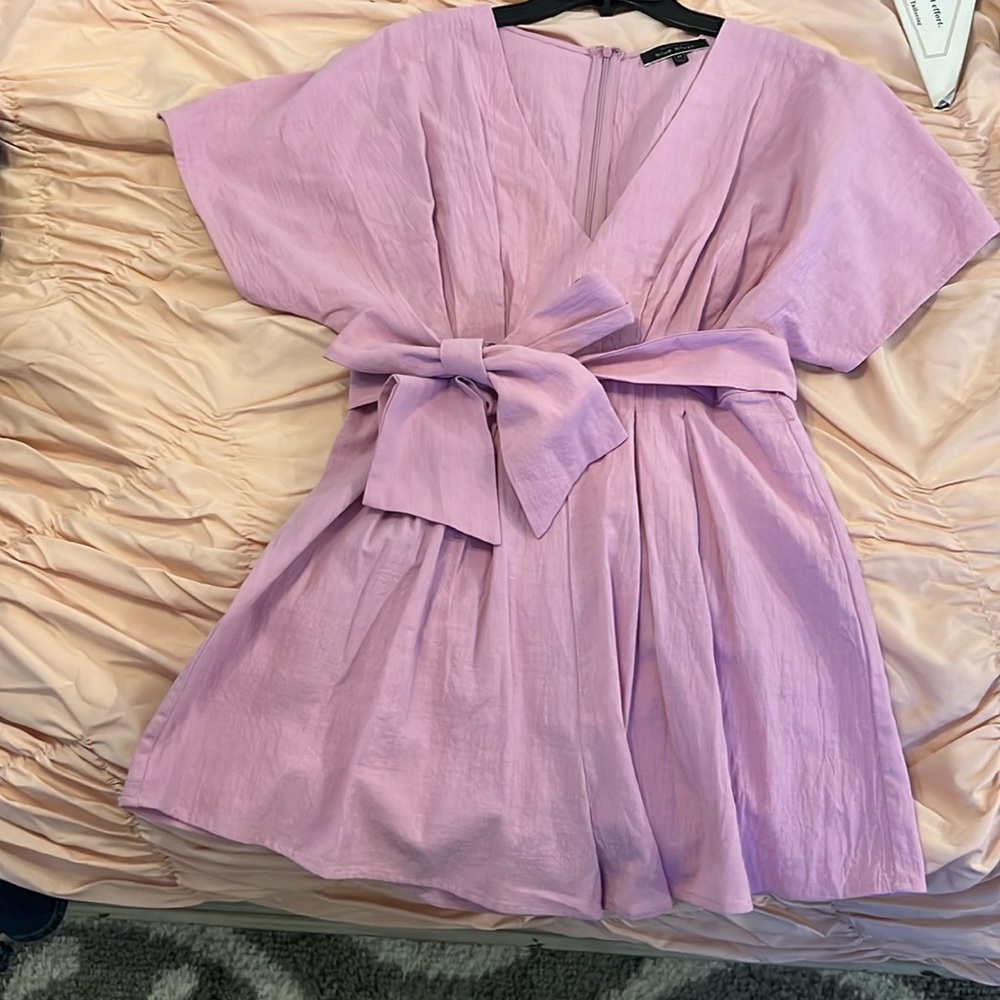 Blue blush romper size medium